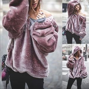 Autumn winter velvet soft hoodie